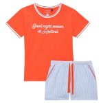 Pyjama Court Night Femme Arthur x Roland Garros Terre battue | Roland Garros Boutique