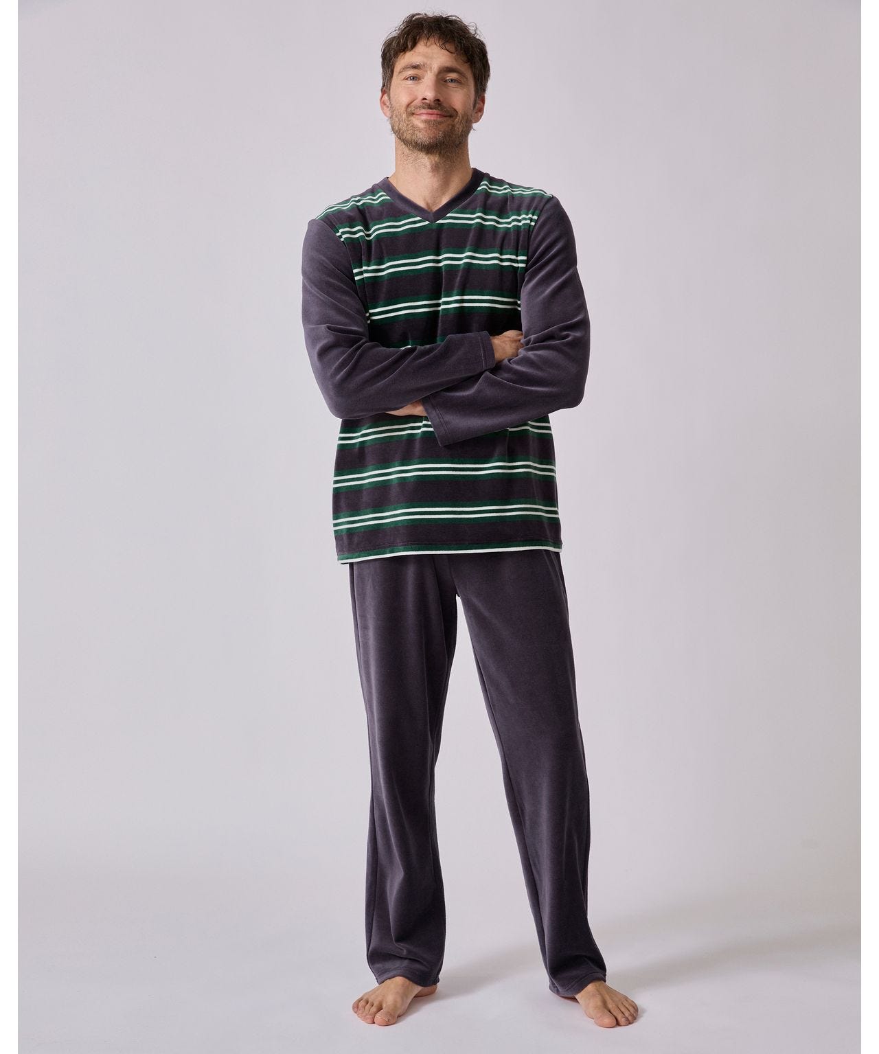 damart-homme-pyjama-248inj-1.jpg Pyjamas homme du S au 3XL Vêtements de nuit Damart – Image 1
