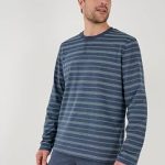 Damart Thermolactyl Homme Pyjama | Maille jersey, Polyester, Col Rond, Manches longues, Vêtement de Nuit, Bleu, M : Amazon.fr: Mode