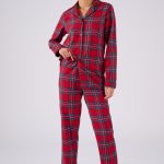 Damart SET Pyjama Red Plaid/rouge ZALANDO.FR