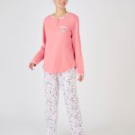 Lot de 2 pyjamas maille jersey pur coton peigné Pyjama Damart.fr