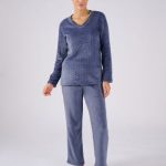 Pyjamas femme du XS au 2XL Vêtements de nuit Damart | Couleur: Bleu