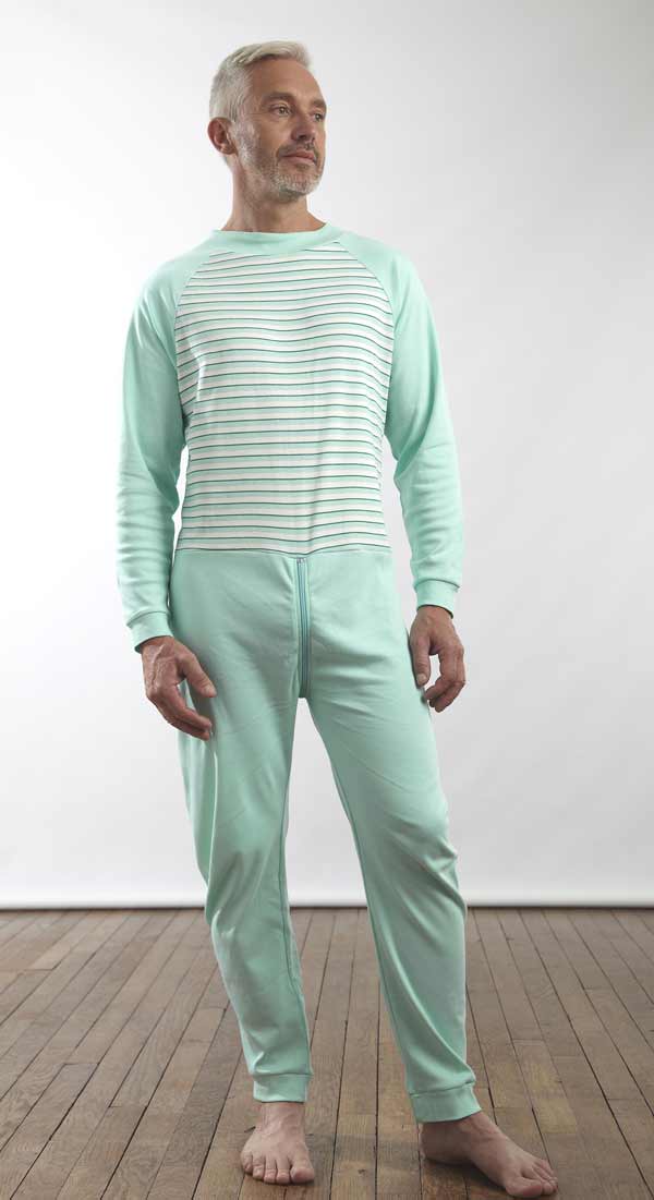 grenouillere-adulte-786meu-1.jpg Grenouillère nuit homme avec ouverture dans le dos – Image 1