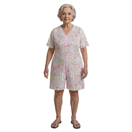 grenouillere-femme-799jcc-1.jpg Grenouillère adulte femme SOFIA – manches et jambes courtes, 100 % coton | Amibis – Image 1