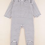 Jacadi pyjama coton blanc, bleu 24 mois
