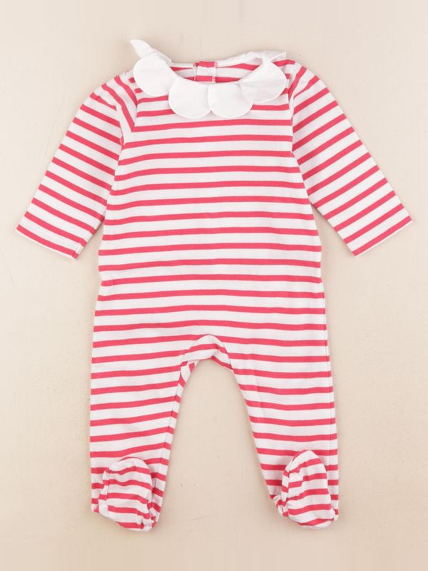 jacadi-pyjama-497tdu-1.jpg Pyjama coton rouge JACADI 6 mois vêtements enfant d'occasion – Image 1