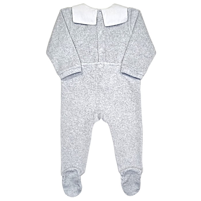 jacadi-pyjama-887eel-1.jpg Pyjama bébé mixte en velours Gris – Image 1
