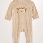 Pyjama en velours Beige