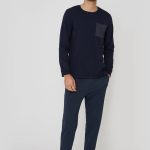 Pyjama T shirt manches longues et pantalon en jersey de coton BIO GOTS