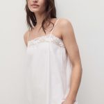 Nuisette coton dentelle