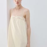 Nuisette coton dentelle Femme | MANGO France métropolitaine