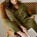Pyjamas femme 100 % coton BIO 🌱