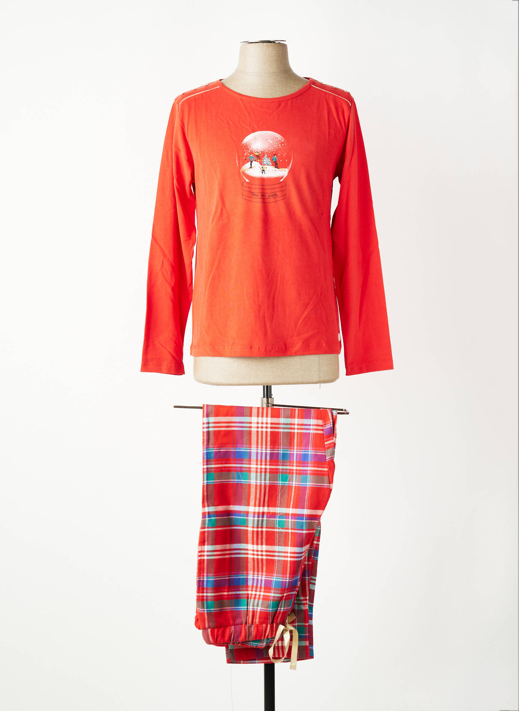 pyjama-arthur-femme-426kmr-1.jpg Pyjama Tissage Jersey Rouge Arthur Femme 2833038 rouge0 | Modz – Image 1