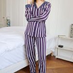 ARTHUR Pyjama Boutonné Rayures Iris : Amazon.fr: Mode