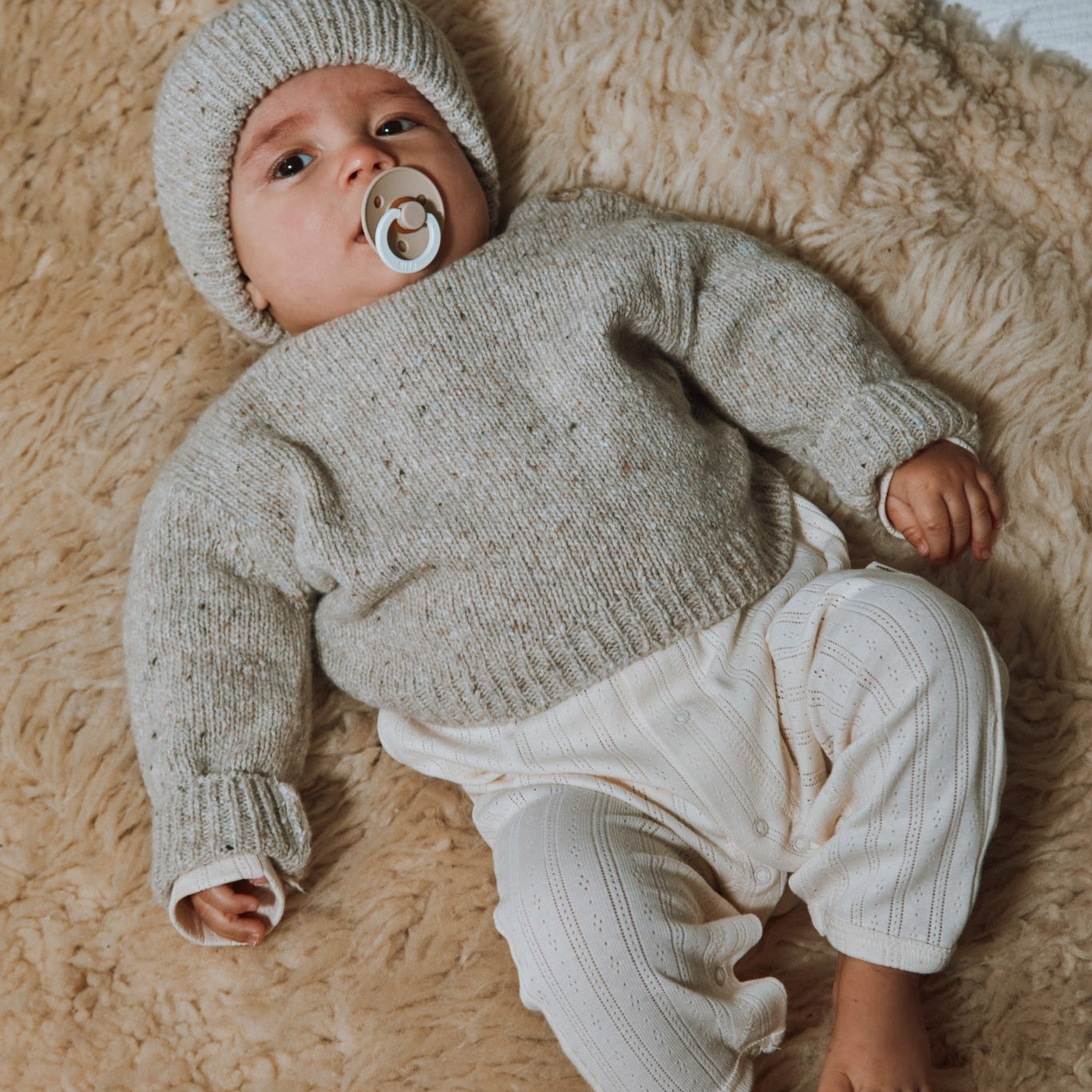 pyjama-bebe-coton-193bcs-1.jpg PYJAMA AIRELLE POINTELLE Ecru 1M / Ecru – Image 1