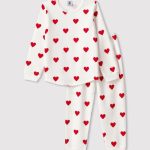 PYJAMA COEUR ROUGE/A00FR | Petit Bateau Montbrison P'tites Canailles