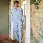 Ensemble homme Flaine, coton bio bleu