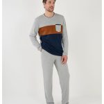 Pyjamas homme du S au 3XL Vêtements de nuit Damart | Couleur: Gris