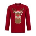 Pyjama de noël garçon rouge en coton Merry Christmas | 3 SUISSES