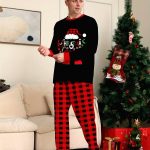 Pyjama Homme Flanelle Thème Noël