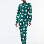 Ensemble de pyjama 'Noël' micropolaire Vert