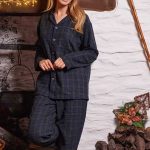 Pyjama chaud traditionnel irlandais en flanelle