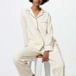 Pyjama en coton AIRism (Manches longues) pour Femme | UNIQLO FR