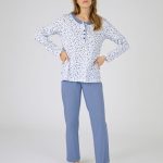 Pyjama en pur coton peigné Pyjama Damart.fr