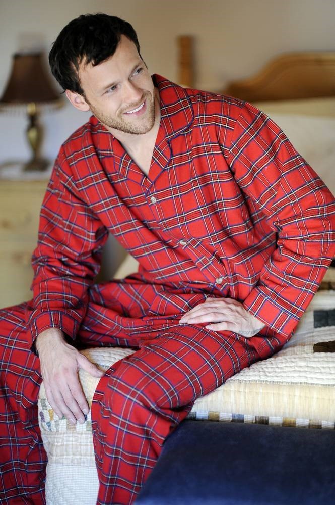 pyjama-en-flanelle-665dcg-1.jpg Pyjama traditionnel irlandais mixte carreaux flanelle – Image 1