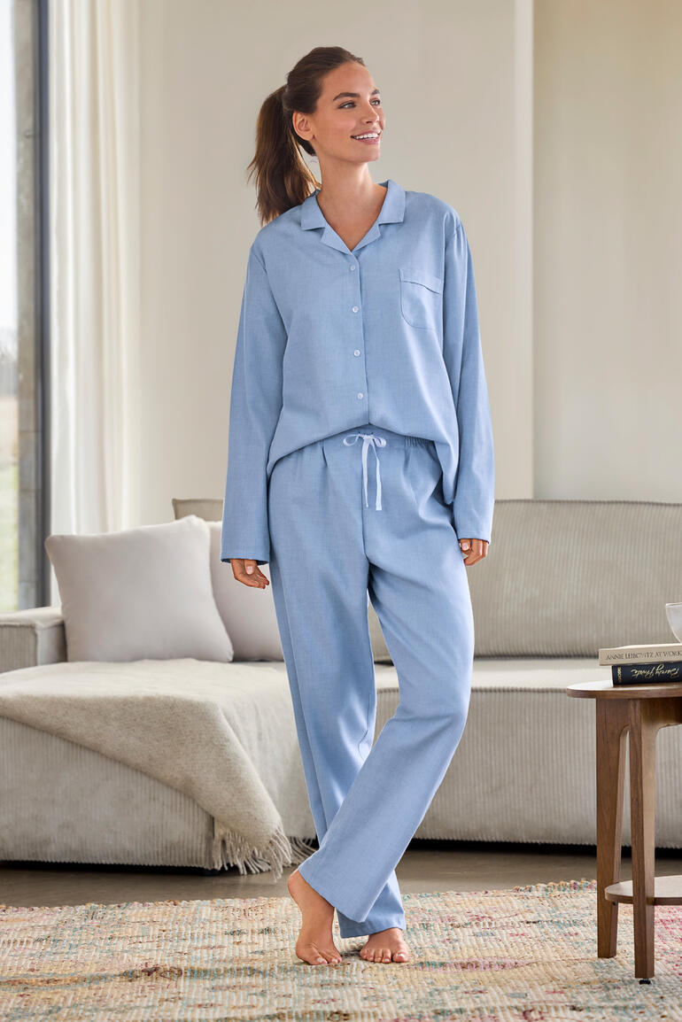 pyjama-en-flanelle-femme-427fhf-1.jpg Pyjama flanelle laine NOVILA – Image 1