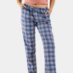 Pantalon de pyjama femme en flanelle coton, Mont Blanc
