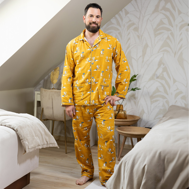 pyjama-en-flanelle-homme-852ofv-1.jpg Pyjama hiver flanelle homme LE RENARD DENEIGE – Image 1