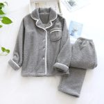 Pyjama pilou pilou femme 2 pièces gris | Pyjama Câlin