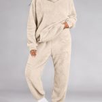 Ensemble Pyjama Pilou Pilou Femme, Pyjama Femme Hiver Chaud Polaire Vêtements De Nuit en Flanelle Manches Longues Haut Et Pantalon, XS 5XL n3 : Amazon.fr: Mode