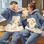 Pyjama polaire et drôle pour couple | Pyjama Pilou