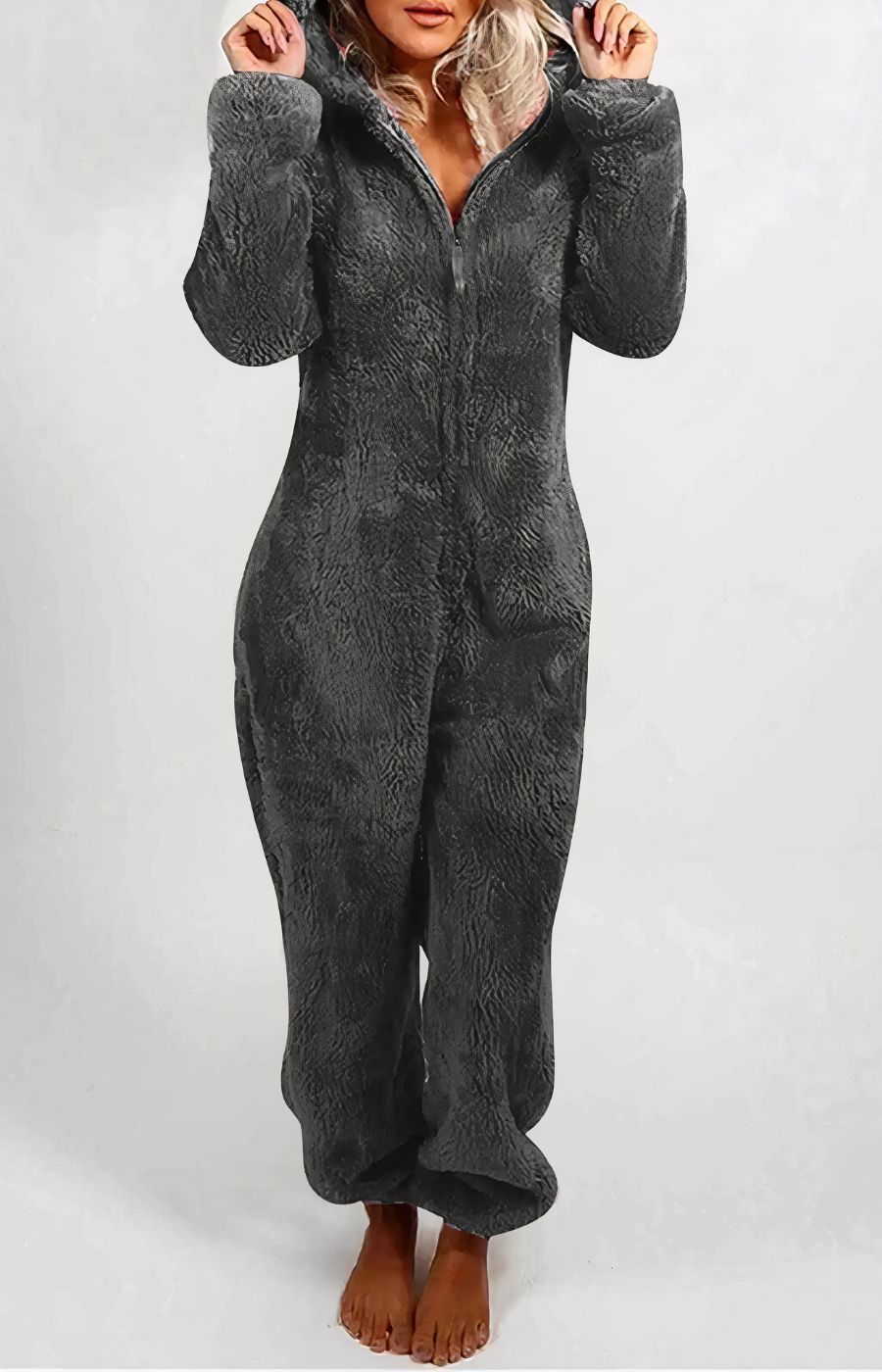 pyjama-en-polaire-femme-010jwr-1.jpg Combinaison Pyjama Femme en Polaire – Pyjama Pilou Pilou – Image 1