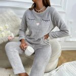 Pyjama polaire femme mignon 2 pièces | Le Temple Yogi