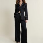 Pantalon de pyjama satiné ERINA NOIR ETAM