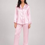 Pyjama fluide en satin