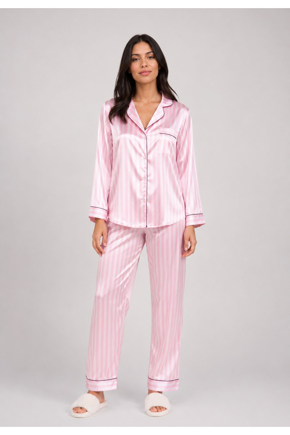 pyjama-en-satin-pour-femme-246clb-1.jpg Pyjama fluide en satin – Image 1