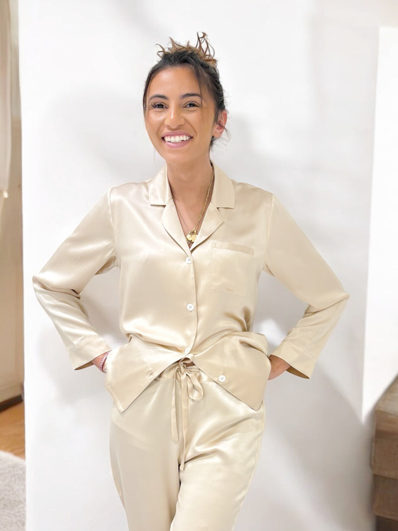 pyjama-en-soie-pour-femme-393woe-1.jpg Chemise de pyjama en soie Quête de Soie – Image 1