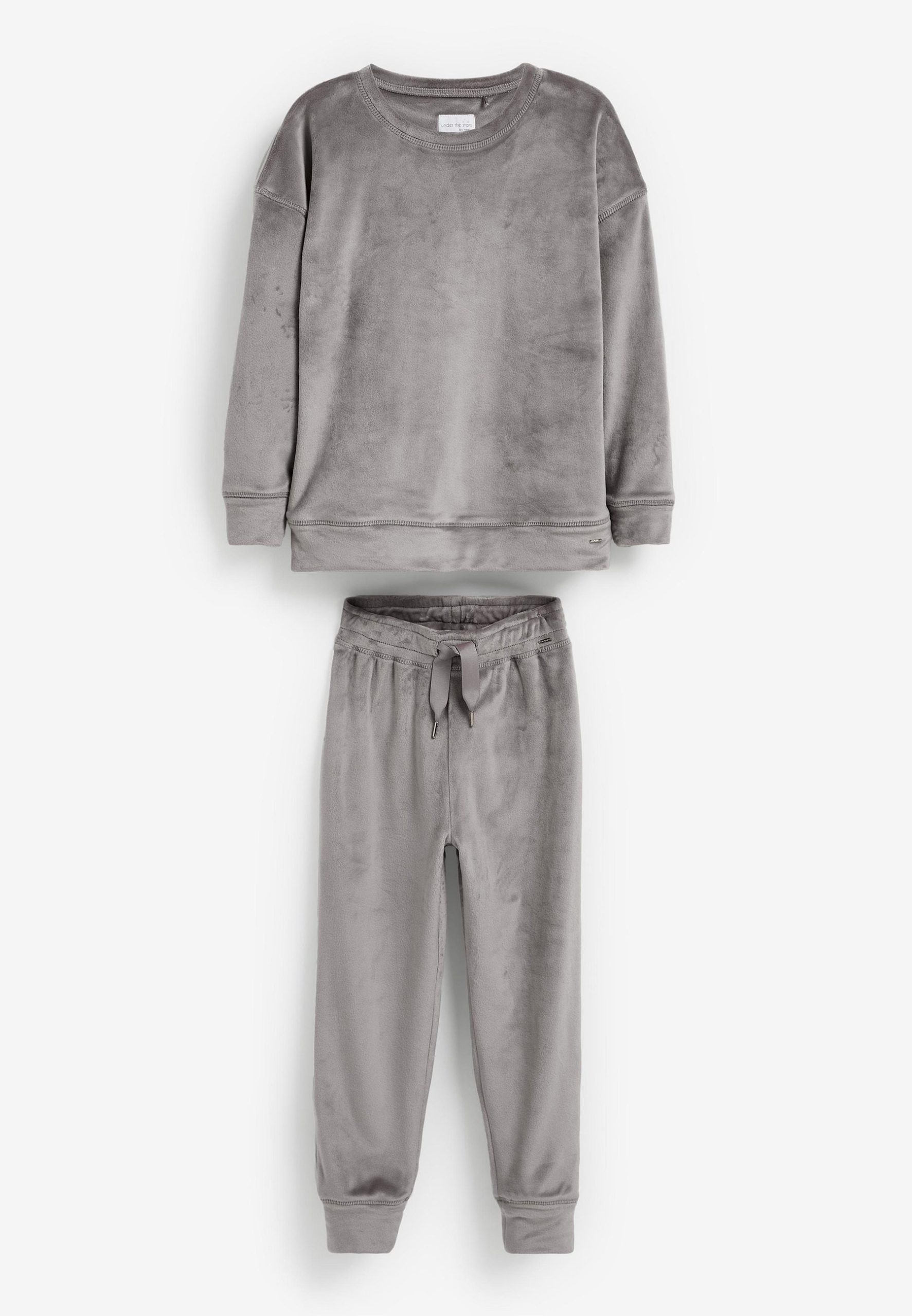 pyjama-en-velours-346eor-1.jpg Next VELOUR SET Pyjama grey/gris ZALANDO.FR – Image 1
