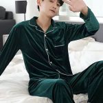 Pyjama En Velours Pour Homme "Velours Hivernal" | Pyjama Shop