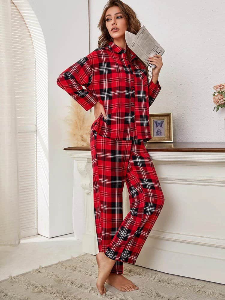pyjama-femme-carreaux-001wqt-1.jpg Pyjama Noel Carreaux Femme | – Image 1