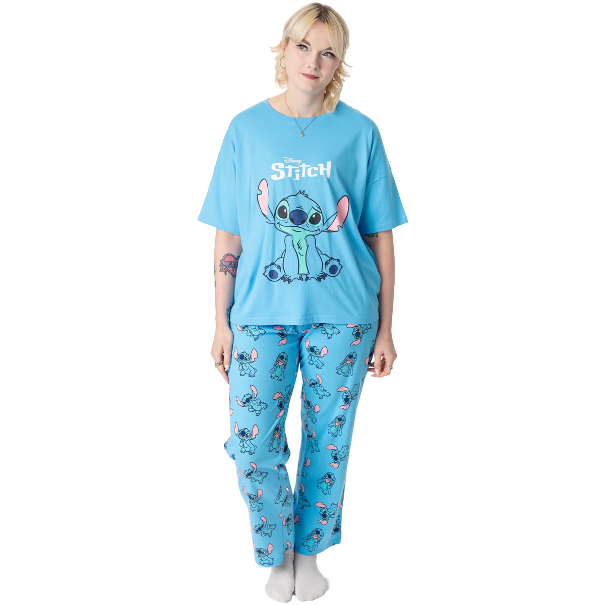 pyjama-femme-disney-592qmp-1.jpg Disney XS NS8663 Bleu Vêtements Ensembles de pyjama Femme 33,20 € – Image 1