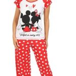 Disney Minnie and Mickey Mouse Perfect In Everyway Long Ladies Pyjamas PJs | eBay