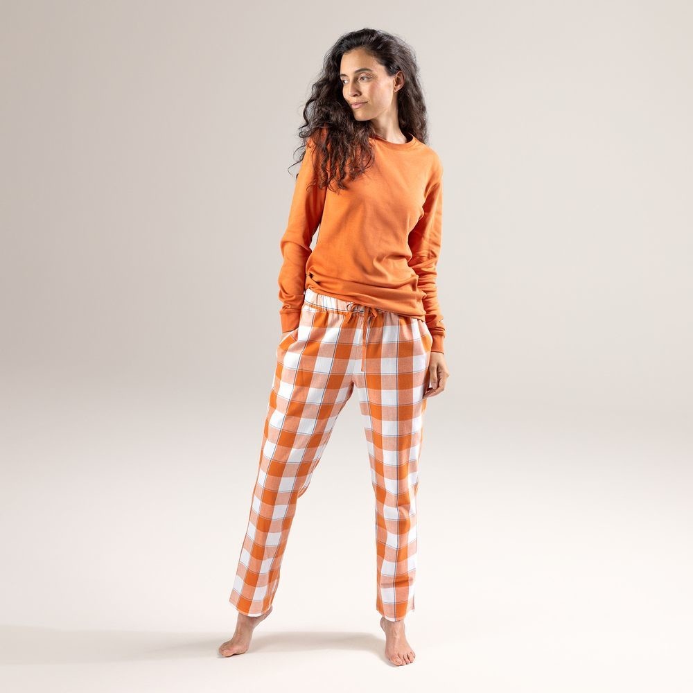 pyjama-femme-en-flanelle-991cue-1.jpg Pyjama flanelle en coton bio Peturia Taille EU42 – Image 1