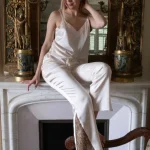 Pantalon de Pyjama 100% Soie – Narcisse