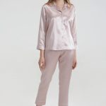Pyjama femme en soie 22 mommes, manches longues & pantalon | TOWNSSILK