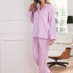 Pyjama en flanelle et motif à chevrons NOVILA